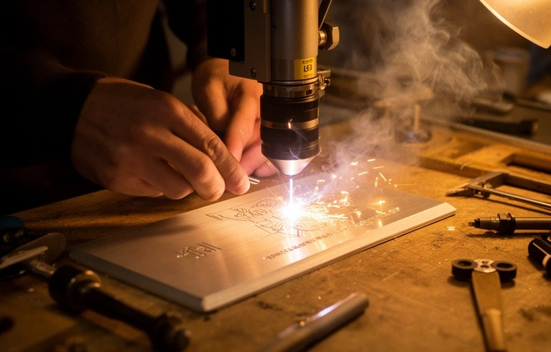 Machine de Blixarno laser en action